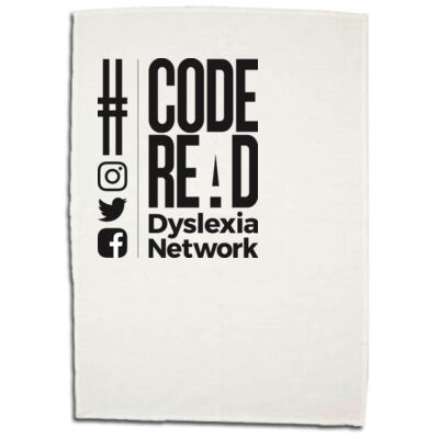 #CodeREaD Linen/Cotton Tea Towel Thumbnail